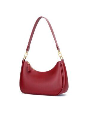 Cute Hobo Shoulder Bag for Women, PU Leather Handbag with Chain Strap